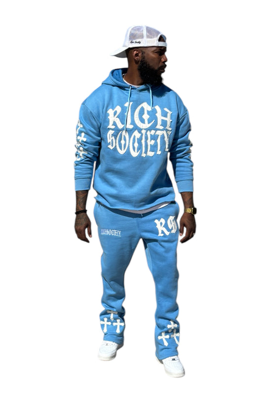 RichSociety Distressed Sweatsuit