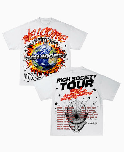 Rich Society “World Tour” Kids Tee product image