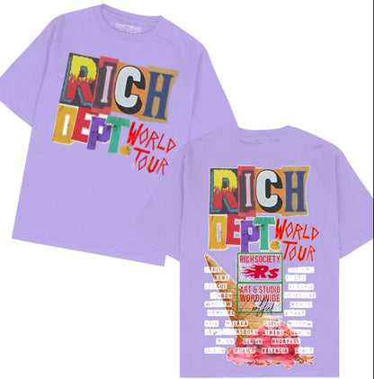 Rich Society “Rich Dept” Kids Tee product image