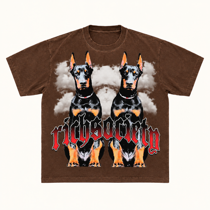 Rich Society Big Dawg Brown tee