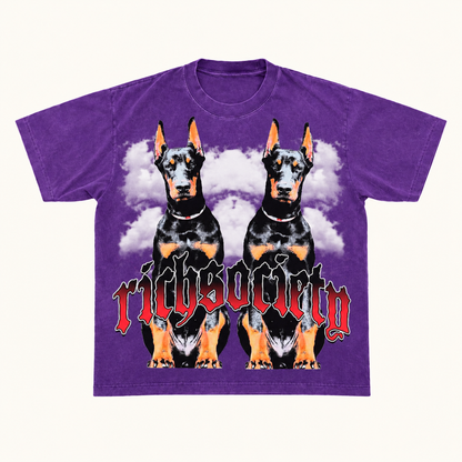 Rich Society Big Dawg Purple tee
