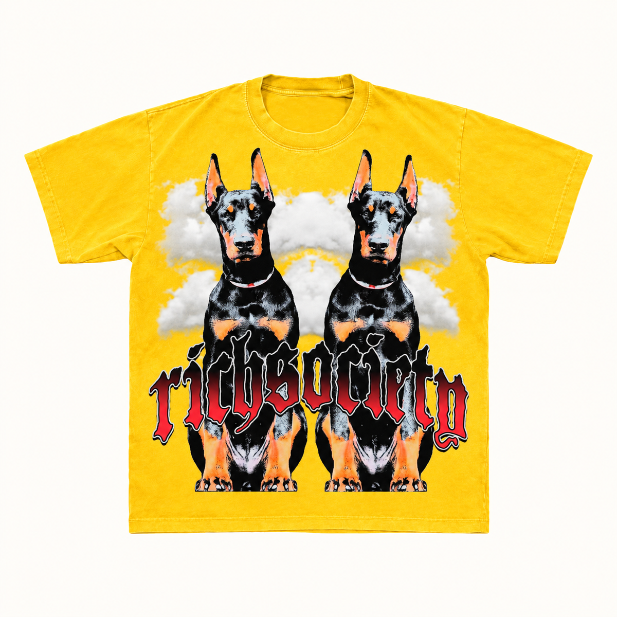 Rich Society Big Dawg Yellow tee