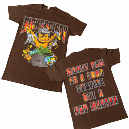 Rich Society Money Baby Brown tee