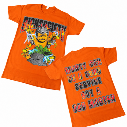Rich Society Money Baby Orange tee