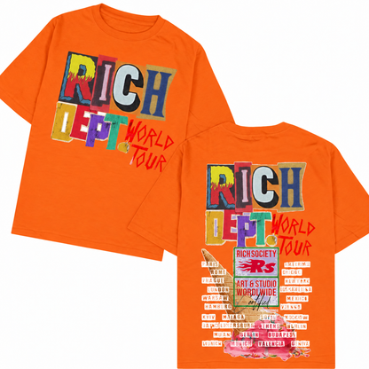 Rich Society Rich Dept Orange tee