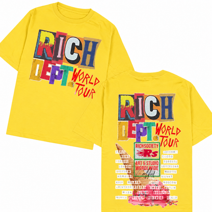 Rich Society Rich Dept Yellow tee