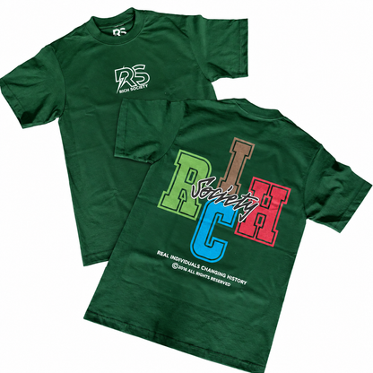 Rich Society RICH Green tee