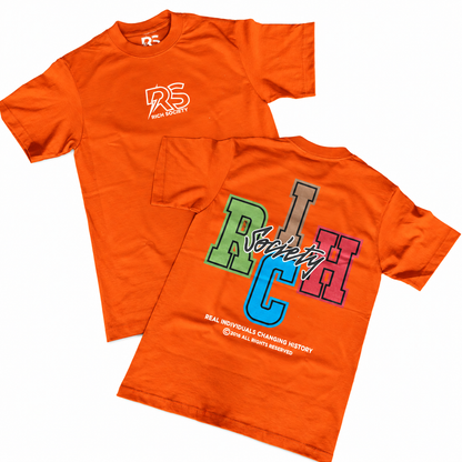 Rich Society RICH Orange tee
