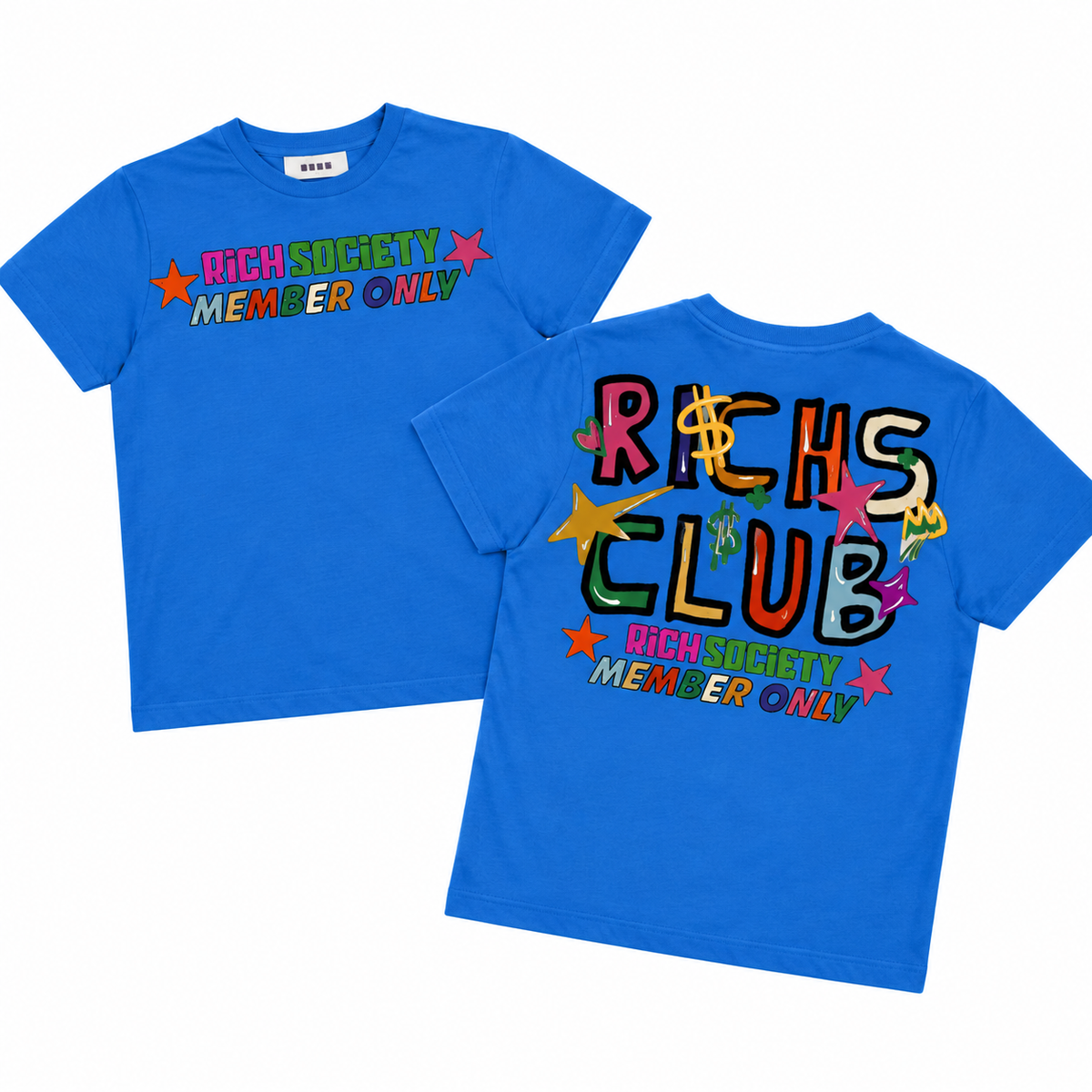 Rich Society Rich’s Club Blue tee