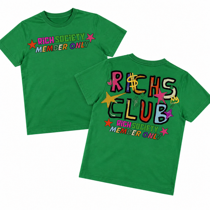 Rich Society Rich’s Club Green tee