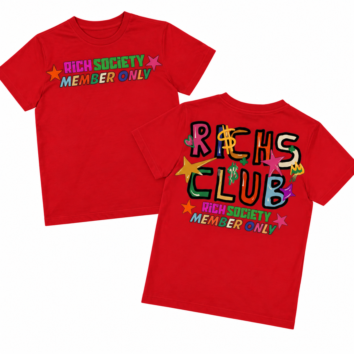 Rich Society Rich’s Club Red tee