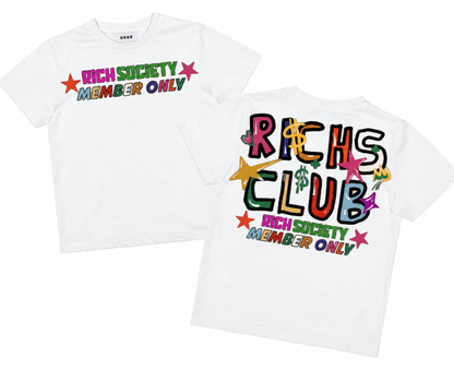 Rich Society Rich’s Club White tee